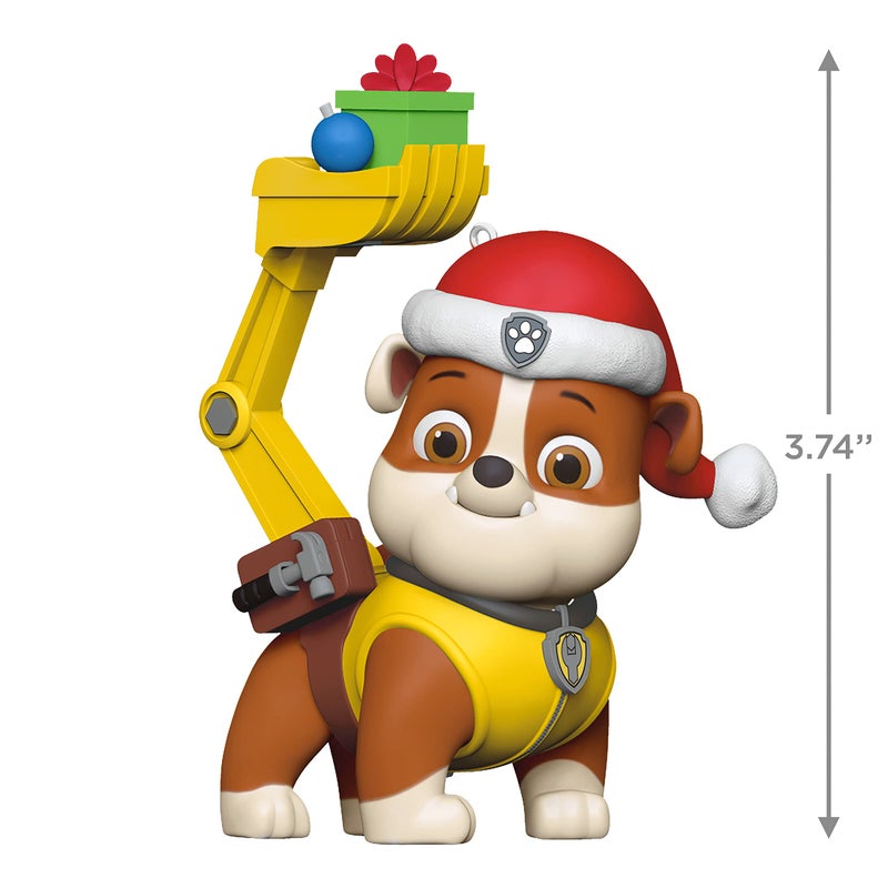 Hallmark Keepsake Hallmark Keepsake Christmas Ornament 2023  Paw Patrol Rubble's Special Delivery  Gifts for Kids - Image 5
