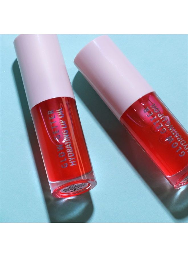 moira Glow Getter Hydrating Lip Oil (008, Juicy Red) - Image 2