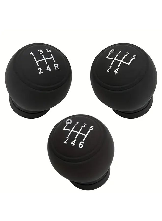 1pc Fit Silicone Shift Knob Cover Fifth Gear R Left For Manual Automatic Car - Image 1