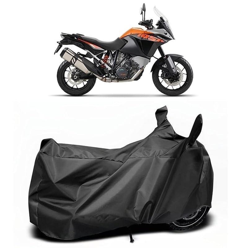 MADAFIYA Waterproof Two Wheeler Cover for KTM 125 Duke Bike All Season Protection Bike Cover for Rain & Sun (Black) - Image 1