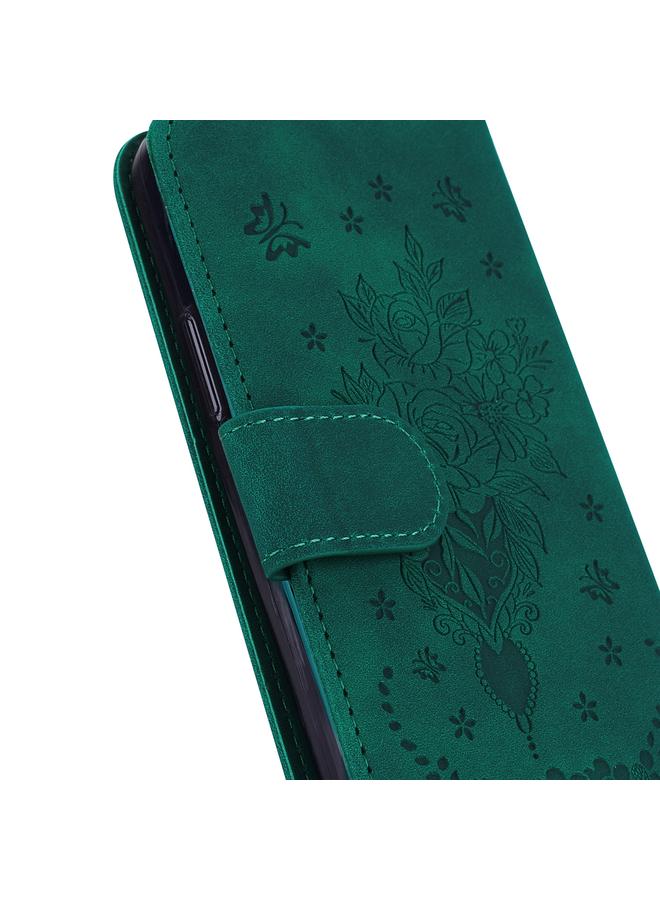 S-TOP Case For OnePlus Nord CE 2 Lite 5G Butterfly Rose Embossed Leather Phone Case - Image 4