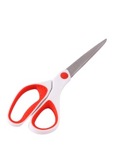 LAWAZIM Scissors-8inch Orange- Compact Lightweight Ambidextrous Sharp Cutting Tool Utility Scissors with Pointed Tip -Office Household Sewing Fabric Tailoring Embroidery Crafting Stationery and School  - Image 3