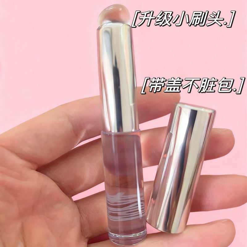 Original Manufacturers Batch Round Head Silicone Mini Lip Brush Portable Seamless Finger Lipstick Brush Concealer Brush Q And Soft Brush - Image 1