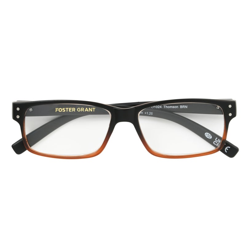 Foster Grant Thomson Reading Glasses  Brown/Transparent  53 mm - Image 3