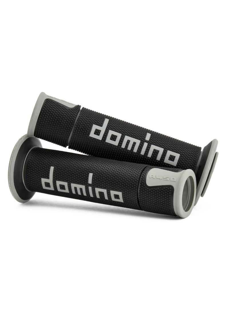 Domino Racing A450 On-Road Racing Grips –  Black/Grey