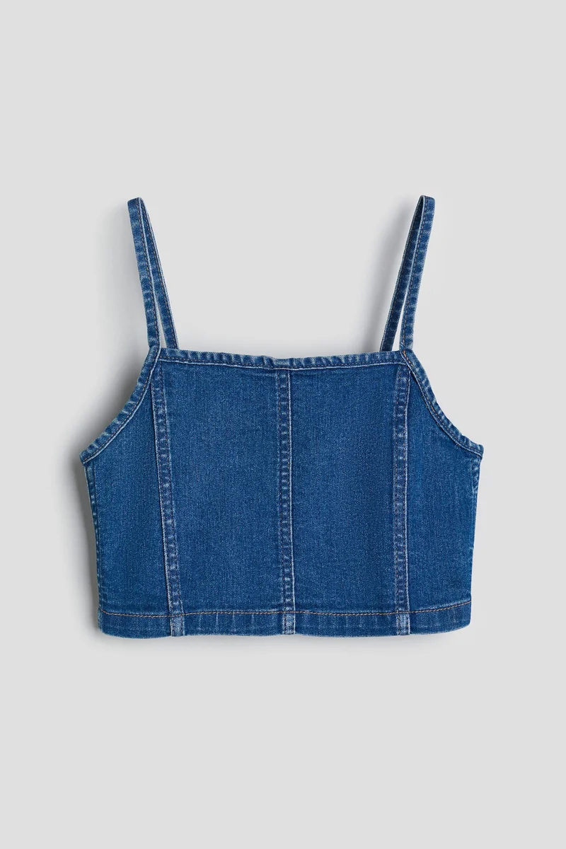 H&M Denim strappy top