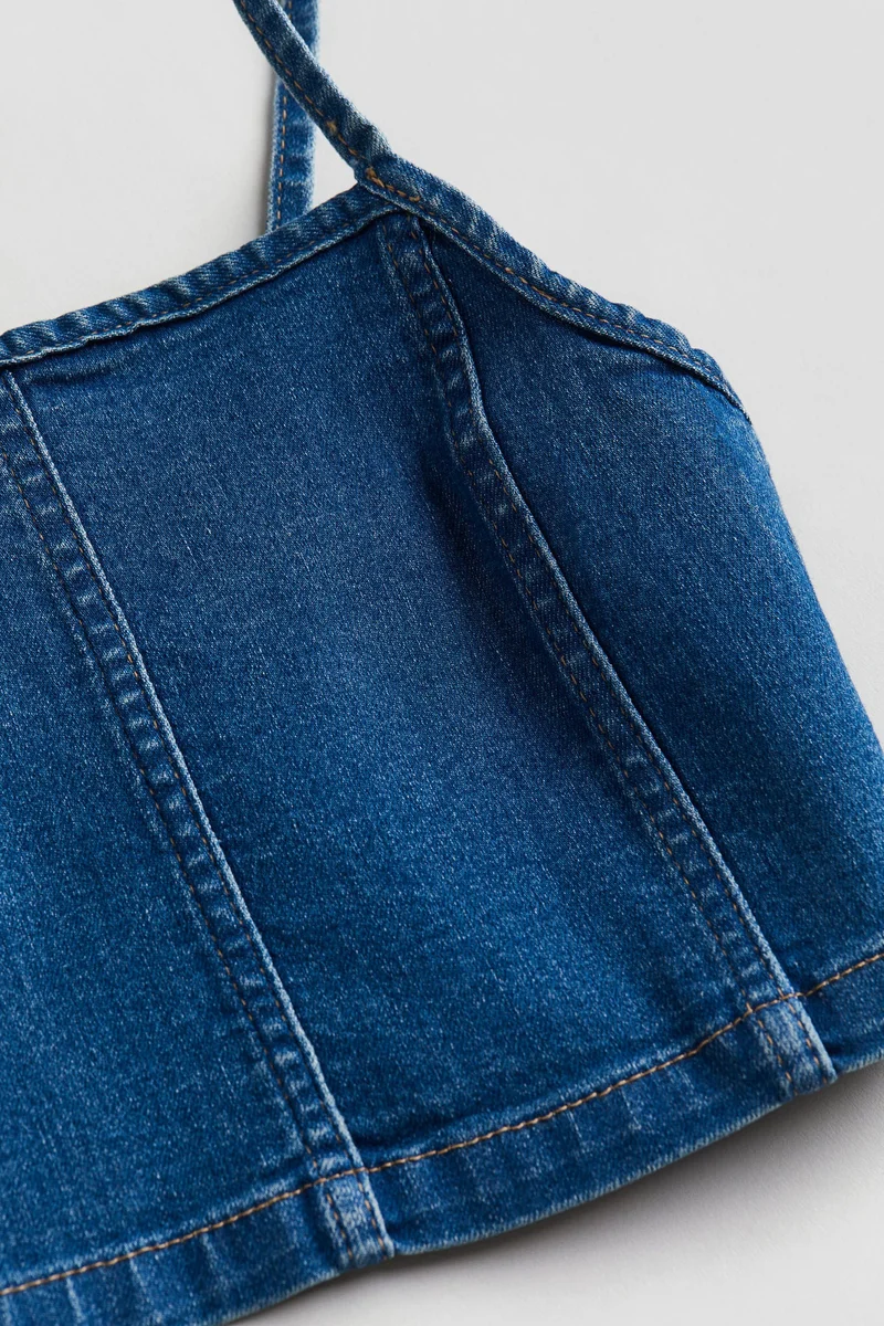 H&M Denim strappy top