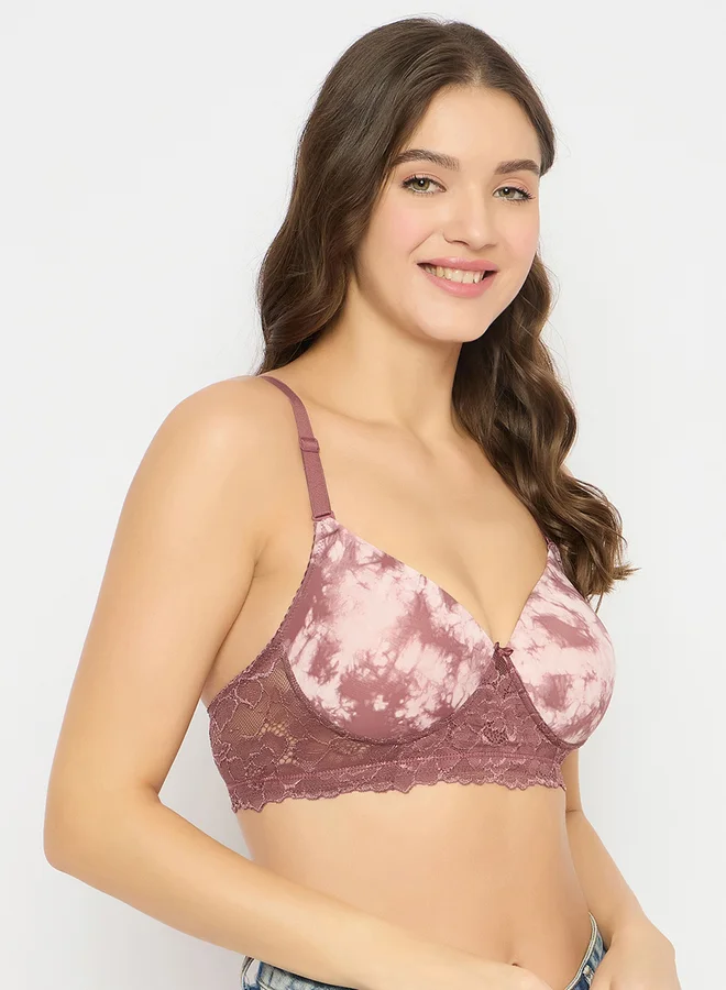 Clovia Multicolor Pack of 3 Padded Non-Wired Full Coverage Printed Bras