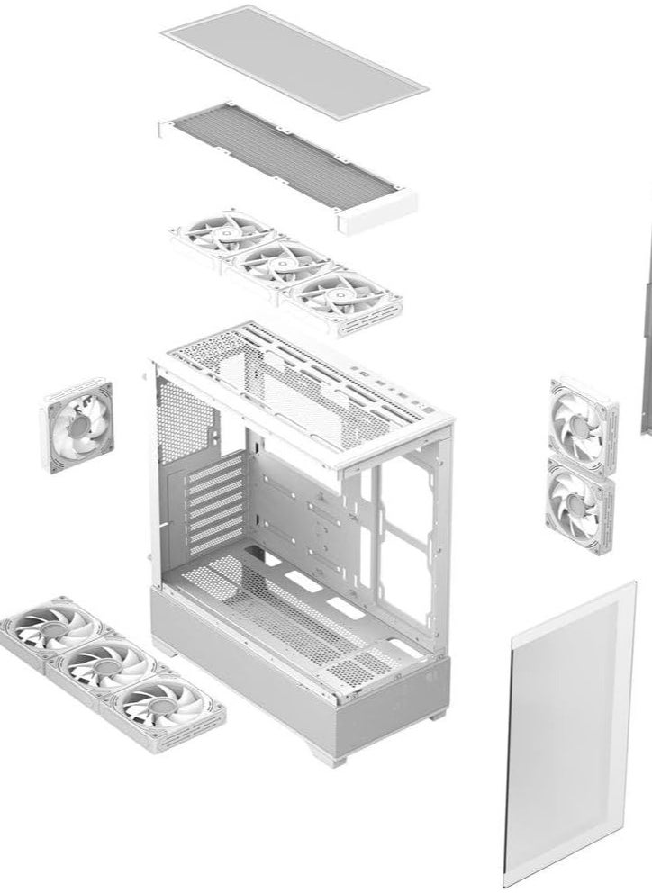 havit Gaming Chassis ATX Motherboard  Supports ATX/M-ATX/Mini ITX  model CF925  - Image 2