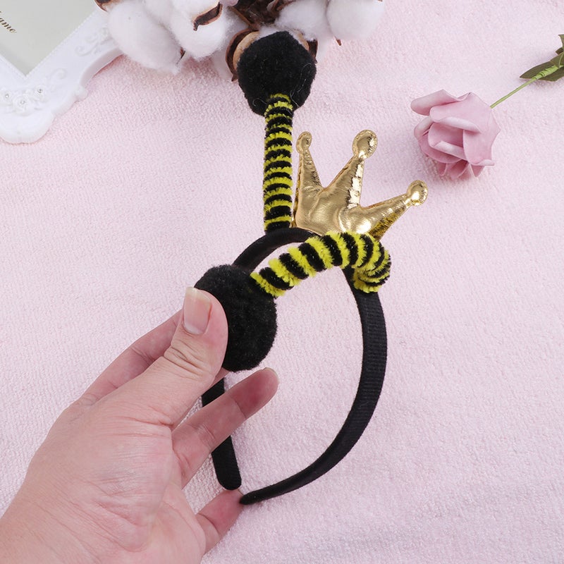 🧸 شريط شعر مزخرف برؤوس نحل ونمل وحشرة الخل ورأس الدعسوقة للكبار والأطفال - Image 1