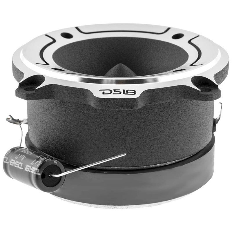 DS18 PRO-TW120 Super Bullet Tweeter in Silver 3" Aluminum Frame and Diaphragm 240W Max 120W RMS 4 Ohms Built in Crossover - PRO Tweeters are The Best in The Pro Audio and Voceteo Market (Pair) - Image 4