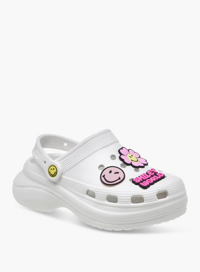 SMILEY Girls SmileyWorld Applique Clogs with Backstrap  - Image 2