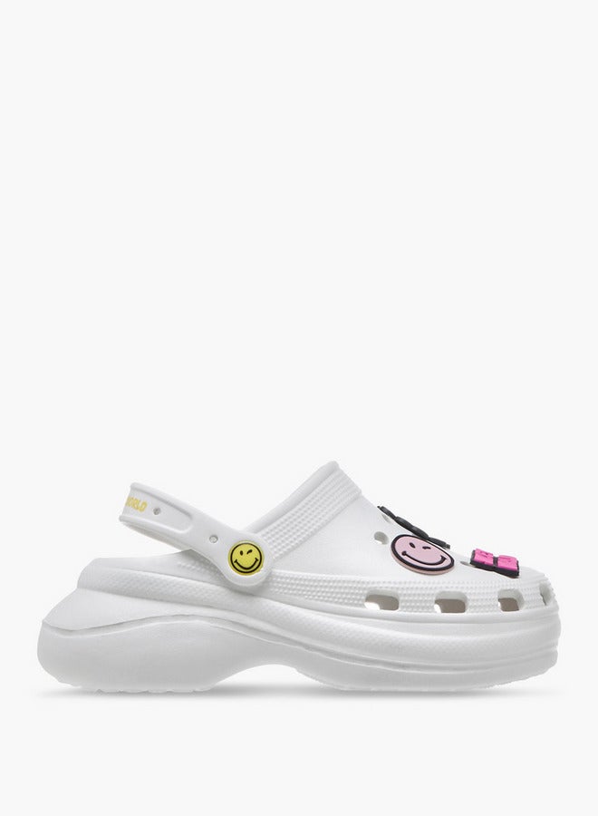 SMILEY Girls SmileyWorld Applique Clogs with Backstrap  - Image 3