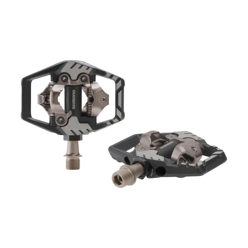 SHIMANO DEORE XT PD-M8120 SPD Pedal, Without Reflector, Includes Cleat, Black, One Size - Image 1