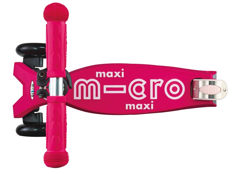 Micro Kickboard - Maxi Deluxe 3-Wheeled, Lean-to-Steer, Swiss-Designed Micro Scooter for Kids, Ages 5-12 (Pink) - Image 3