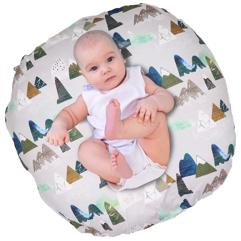TANOFAR Mountains Newborn Lounger Pillow Cover, Lounger Cover for Boys Girls, Snugly Fit Infant Lounger for Baby, Infant Removable Slipcover, Breathable & Reusable (Lounger Pillow Not Included) - Image 1
