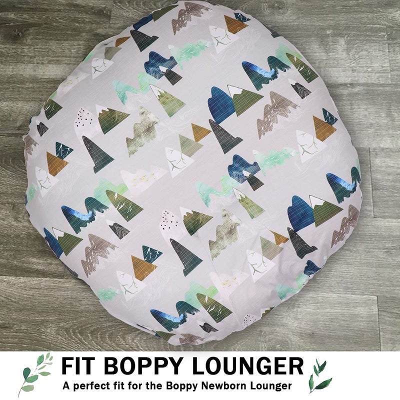 TANOFAR Mountains Newborn Lounger Pillow Cover, Lounger Cover for Boys Girls, Snugly Fit Infant Lounger for Baby, Infant Removable Slipcover, Breathable & Reusable (Lounger Pillow Not Included) - Image 2