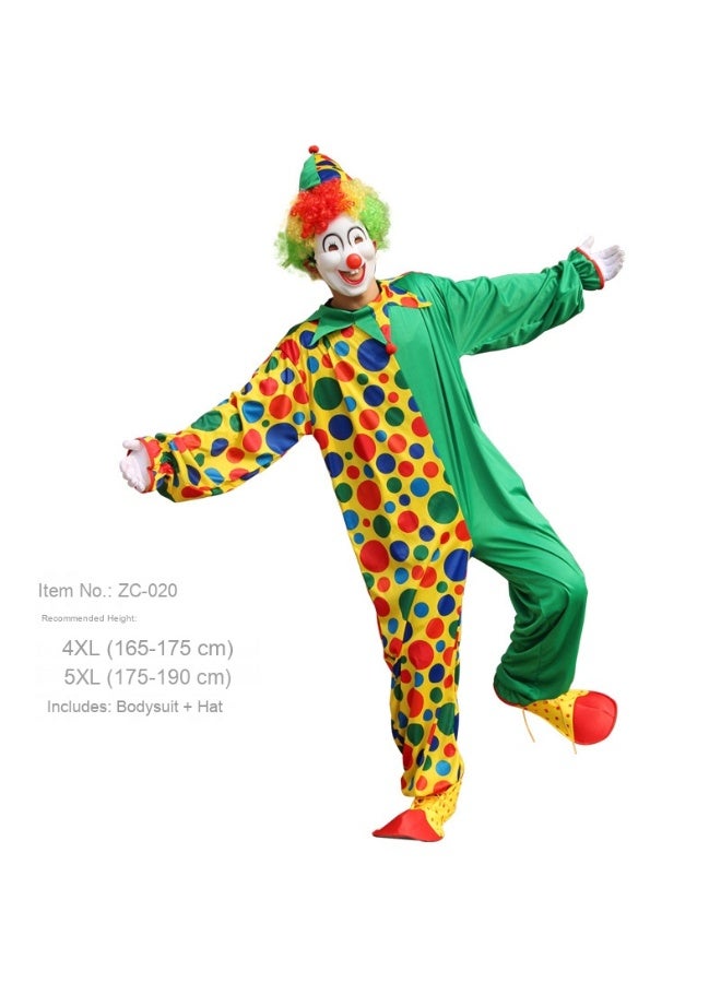 Loquat Adult Clown Costume - The Perfect Choice for Your Party Celebration