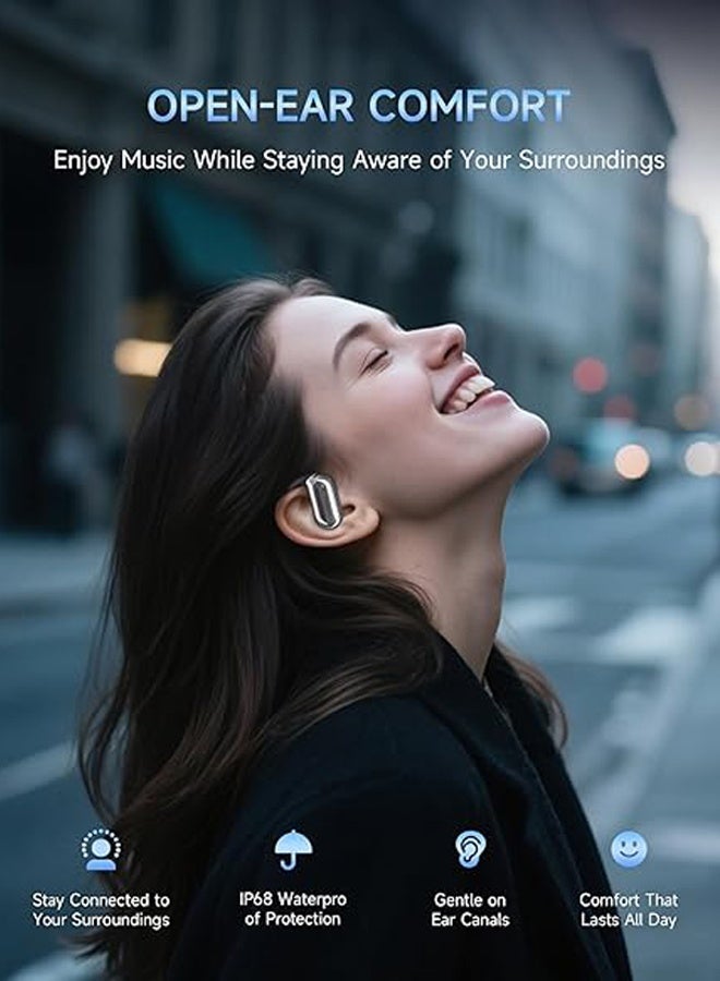 Gecomo Real Time AI Language Translator Earbuds, 4-in-1 Smart Mode Touch Screen Real-Time Earphones with 144 Languages, Bluetooth 5.4  Enabled Translator Device for Travel and Business iOS & Android (Black) - Image 4