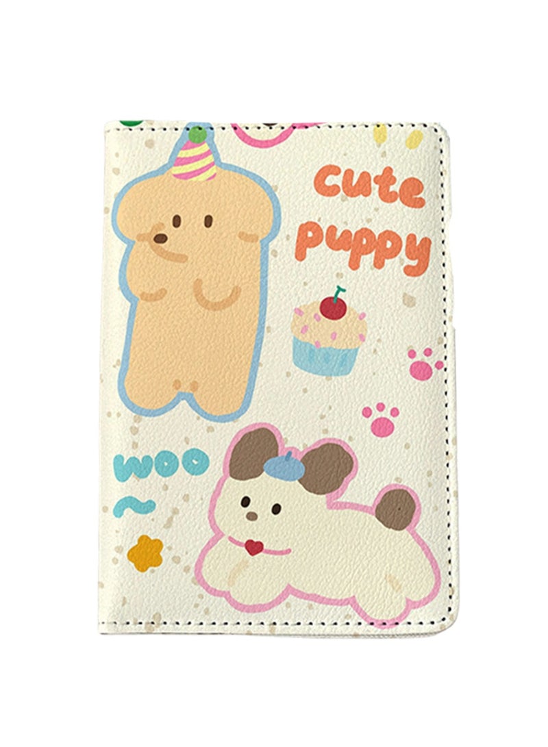 Cartoon Pet Passport Holder Multi-Function Card Holder Passport Protector, Id Card Storage Case Boys And Girls Card Holder Pu Leather Travel Id Card Holder, Travel Accessories - Image 1