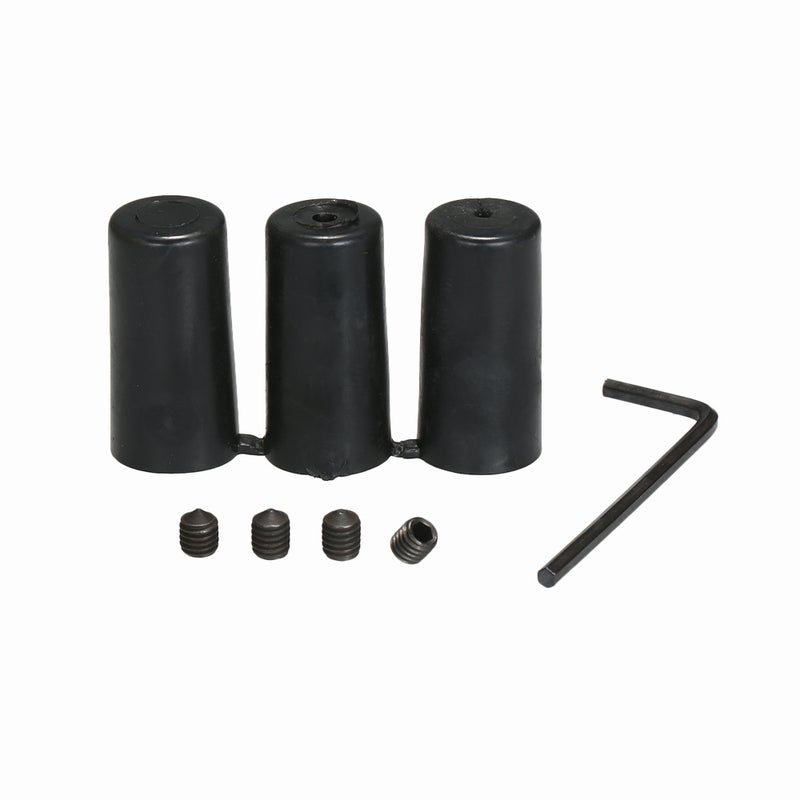 Car Manual Gear Shift Knob Shifter Black Leather Red Stitch 6 Speed Universal - Image 2