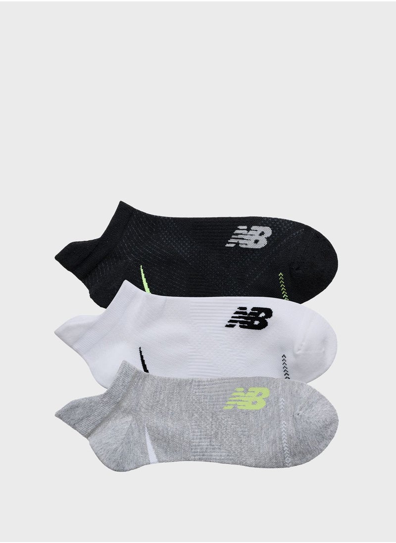 New Balance - 3 Pack Running Repreve No Show Socks - Image 1