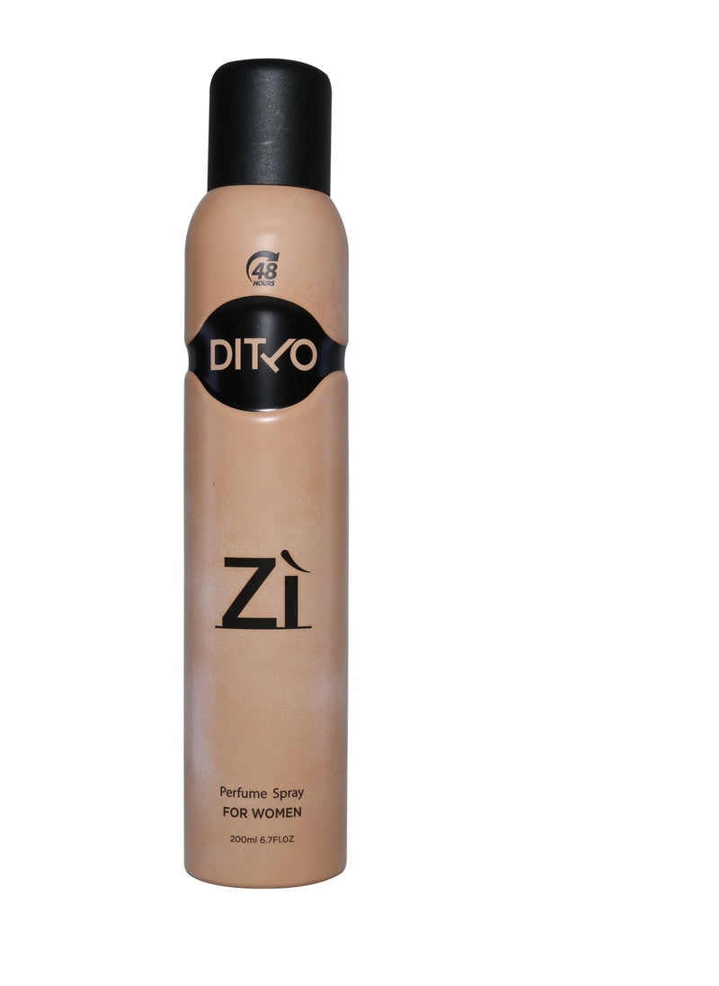 Ditto - Zi Perfume Spray For Women 200ml - Image 1