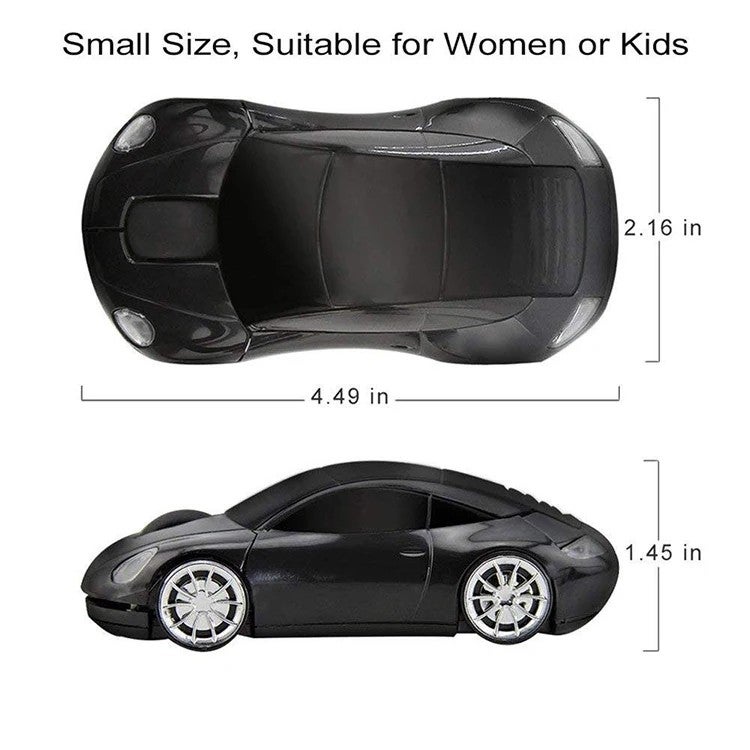 Y&D 2.4GHz 3D Car Shape Wireless Optical Mouse - Gaming Mouse with USB Receiver for PC Laptop - Image 4