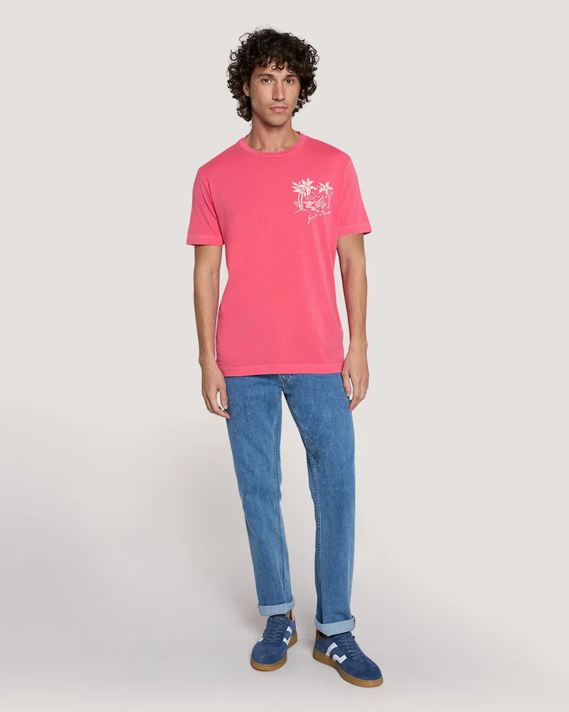 GANT Gant Sunfaded Printed Tshirt