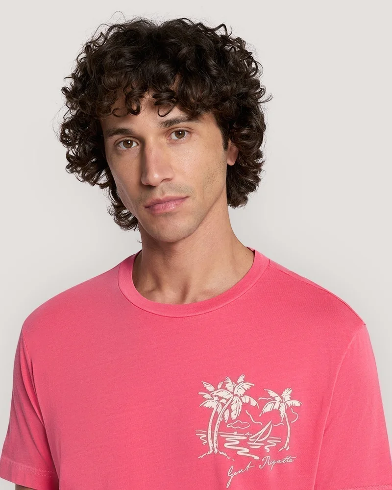 GANT  Gant Sunfaded Printed Tshirt for Men | Best Price UAE