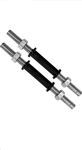 FITNACE 14 INCH Steel Adjustable Dumbbell Rod with Iron Nuts (Pack of 2) (14) - Image 5