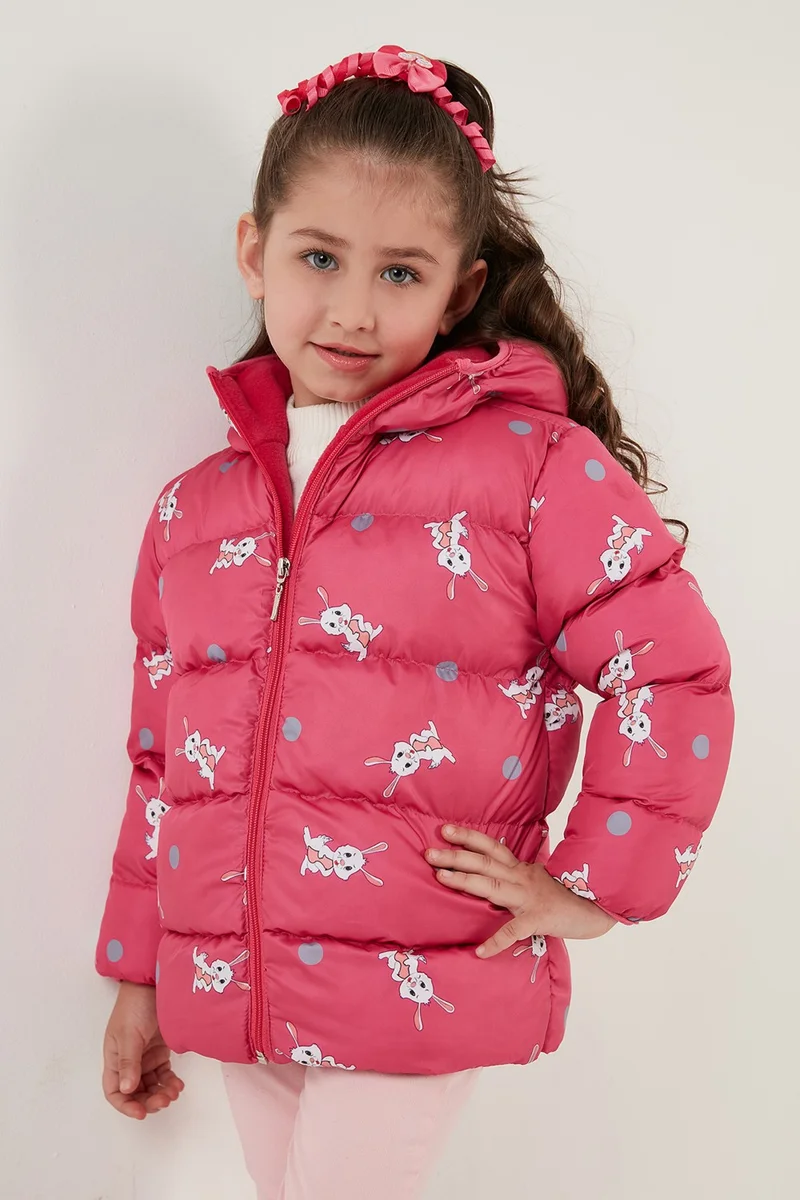 Lela Extra Padded Soft Fleece Hooded Puffer Coat Girls' COAT 5763001