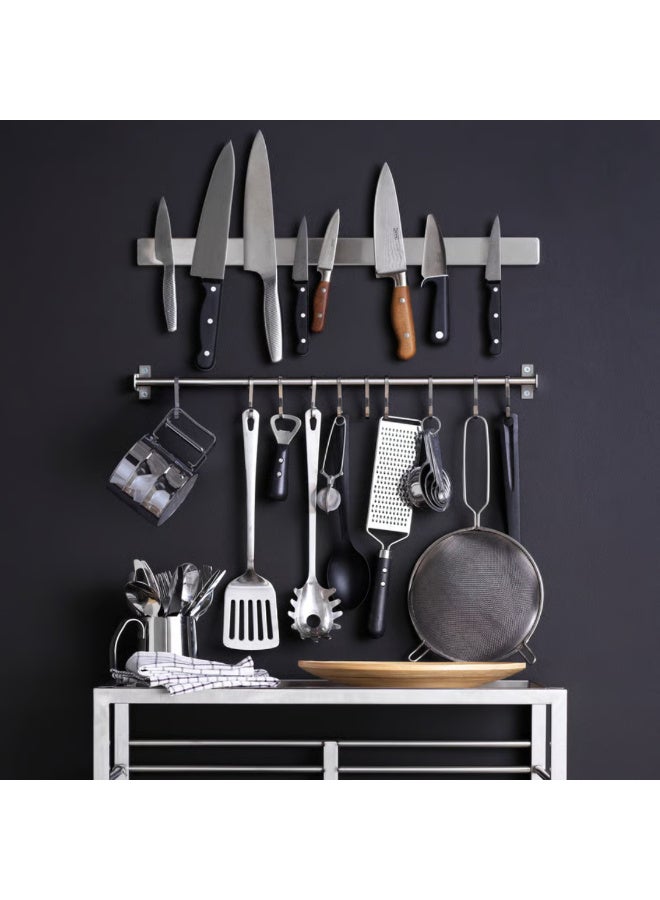 Magnetic Knife Holder Rack, Stainless Steel Wall Mounted Knife Strip, Heavy-Duty Magnetic Kitchen Knife Organizer for Knives, Scissors & Metal Utensils, Space-Saving Kitchen Storage - Image 2