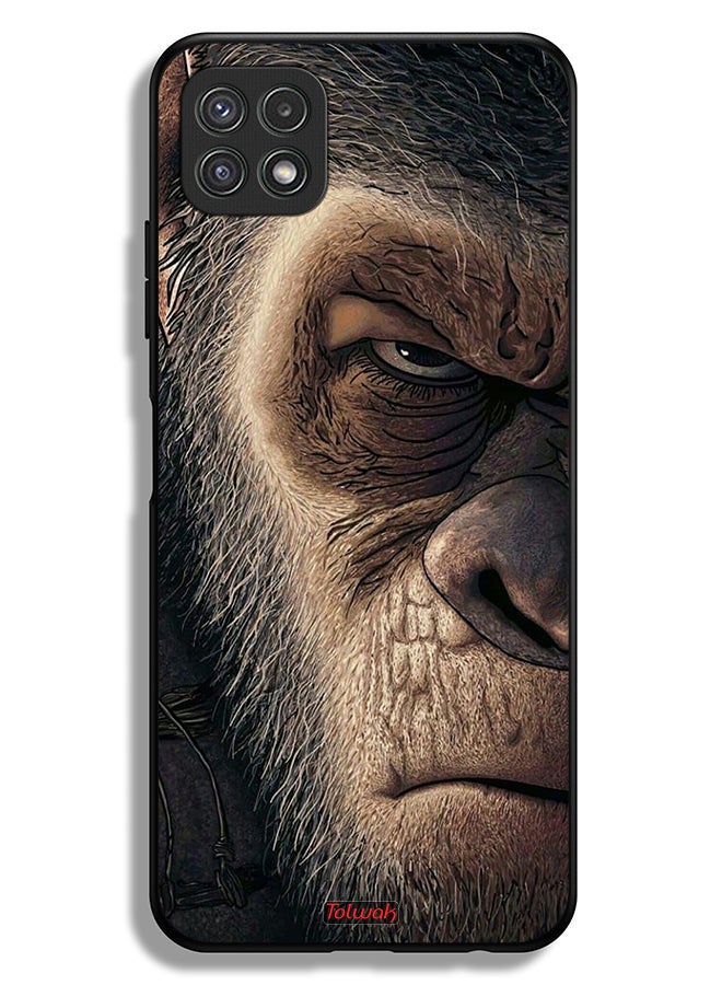 Tolwak Samsung Galaxy A22 5G Protective Case Cover King Kang - Image 1