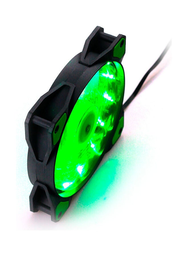 Loquat LED Cooler Fan Strong Wind Green  - Image 2
