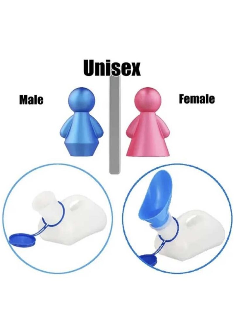 1000ml Portable Urine Bottle for Outdoor Camping Travel Car Diabetics Unisex - Image 2