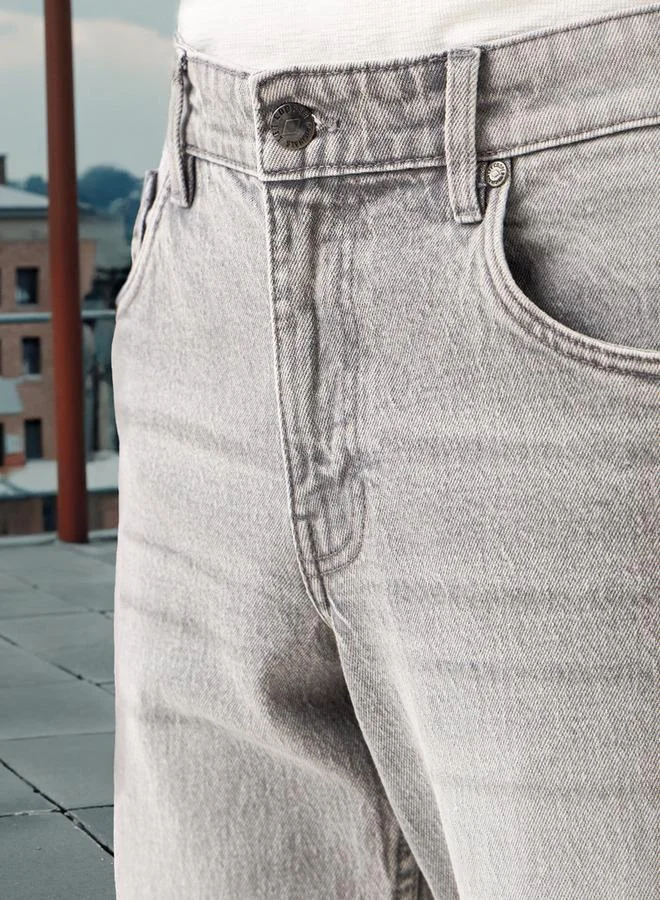 Lee Cooper  Lee Cooper Straight Fit Jeans with Pockets for Men | Best Price UAE