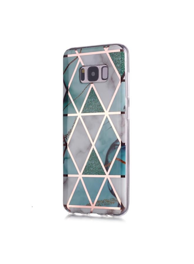 اس-توب جراب لهاتف Galaxy S8 بنمط رخامي مطلي بالبلاستيك الحراري الناعم - Image 2