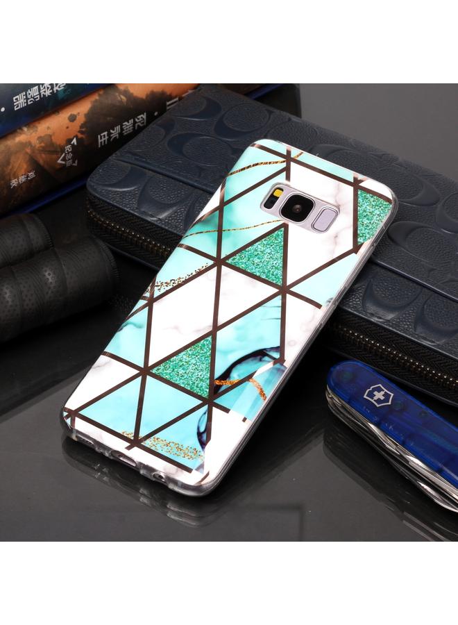 اس-توب جراب لهاتف Galaxy S8 بنمط رخامي مطلي بالبلاستيك الحراري الناعم - Image 5