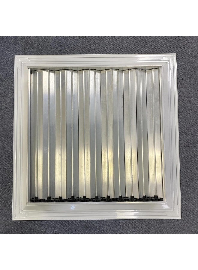 Biella Aluminum Air Supply & Return Diffusers – Square Ceiling Ventilation Solutions for Studios, Hospitals, Theaters, Classrooms, and Office (SUPPLY (6 INCH X 6 INCH)) - Image 3