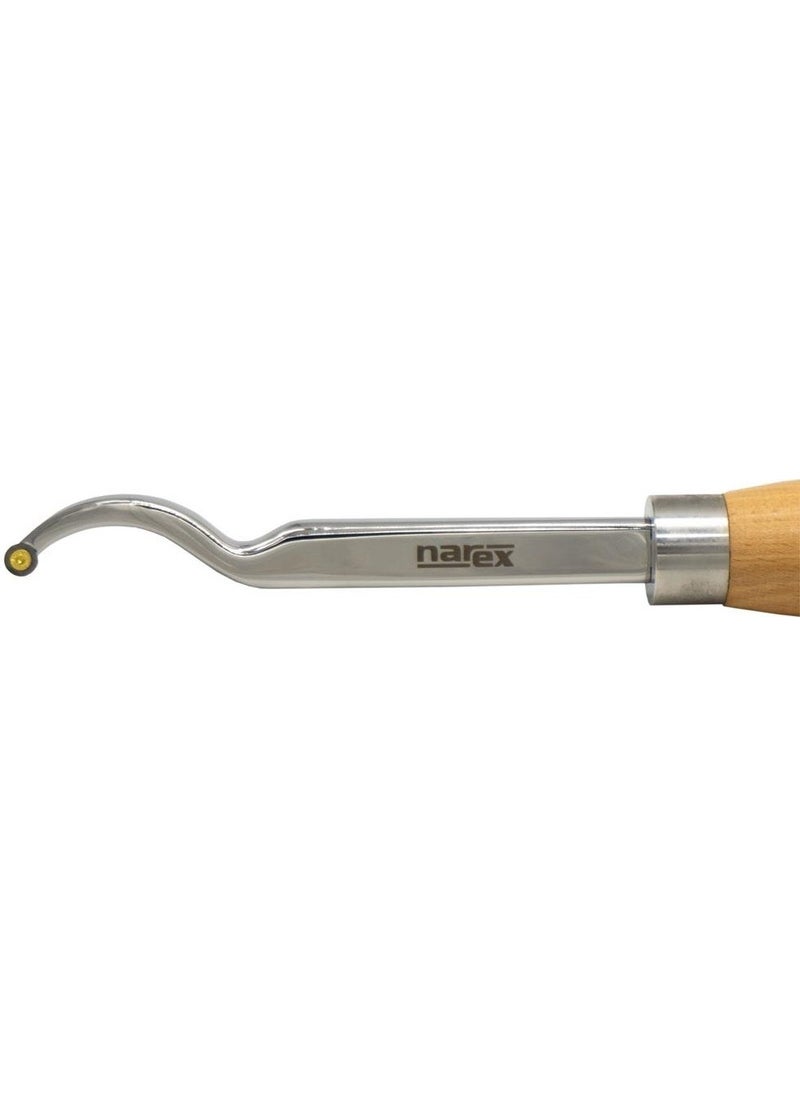 NAREX 819602 Carbide Diamond Tipped Shallow Swan Neck Wood Lathe Blade  - Image 2