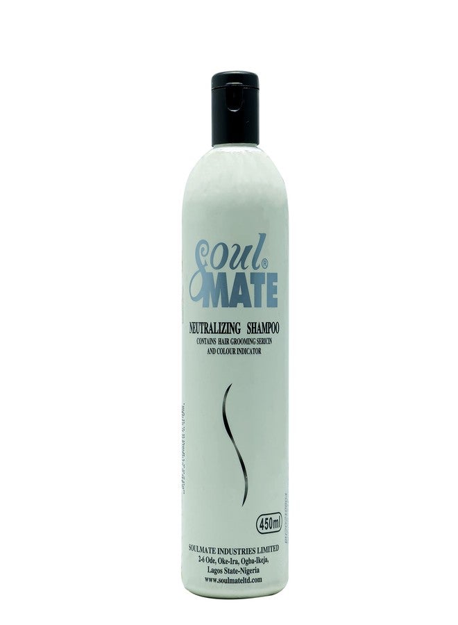 SOUL MATE Neutralizing Shampoo After Relaxer For Men & Women | 15.2oz | Color Indicator | Protects Color Treated Hair & Scalp - Image 1