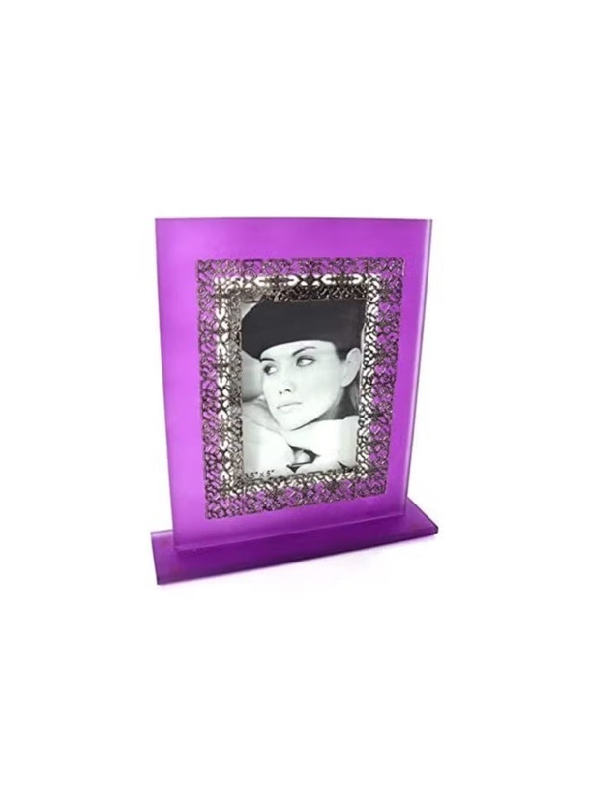 Photo Frame Purple Pack of 2 – Rectangular Decorative Picture Frames for Home Décor