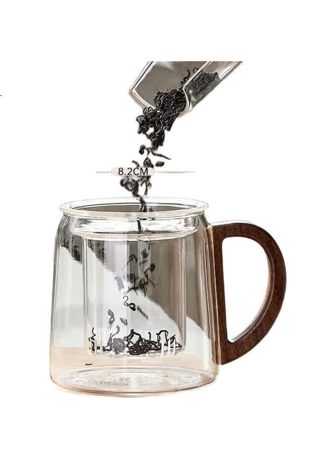 Yihutea Tea Infuser Cup With Glass Separation, Office Water Bottle For Men With Lid, Large Capacity Green Tea Brewing Teapot - Image 3