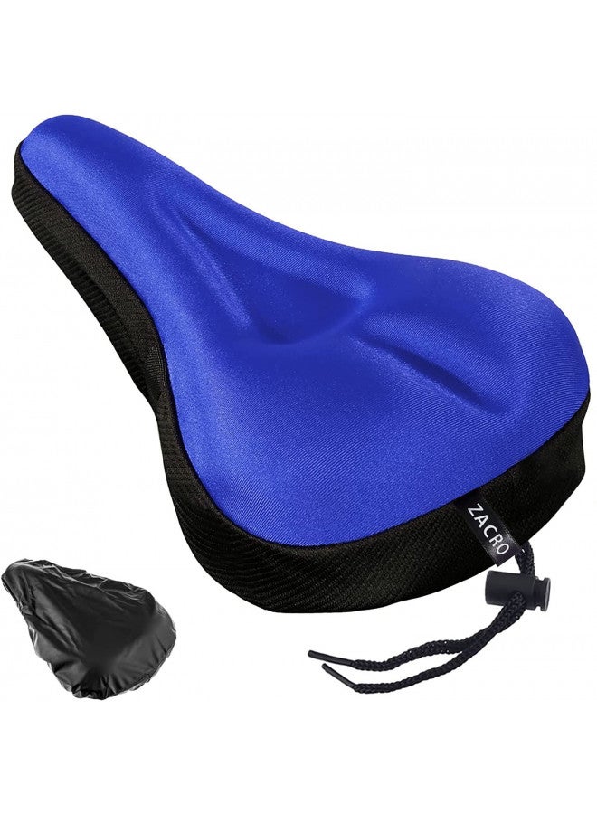 Zacro وسادة مقعد دراجة زاكرو - غطاء مقعد دراجة جل مبطن لراحة الرجال والنساء، متوافق مع دراجات بيلوتون، والدراجات الثابتة أو دراجات الكروز، 11 × 7 بوصة - Image 1