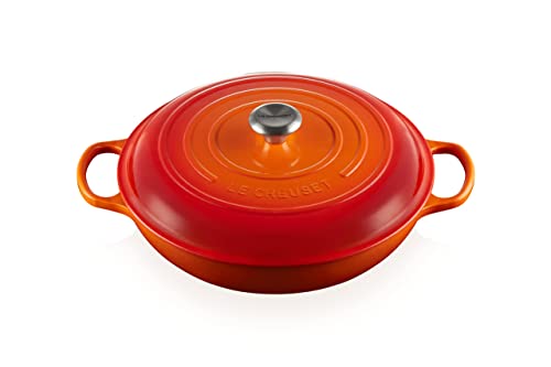 Le Creuset Le Creuset Enameled Cast Iron Signature Braiser 5 qt  Flame 