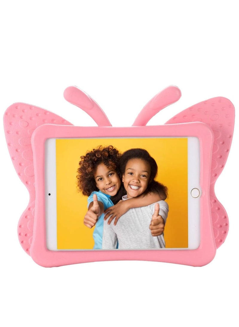 Raxoom iPad 9th 8th 7th Generation Case Kids Girls, Cute Butterfly Shockproof EVA Foam Super Protection Stand Cover for iPad 2021 2020 2019 10.2" and iPad Air 3 Pro 10.5" - Rose - Image 4