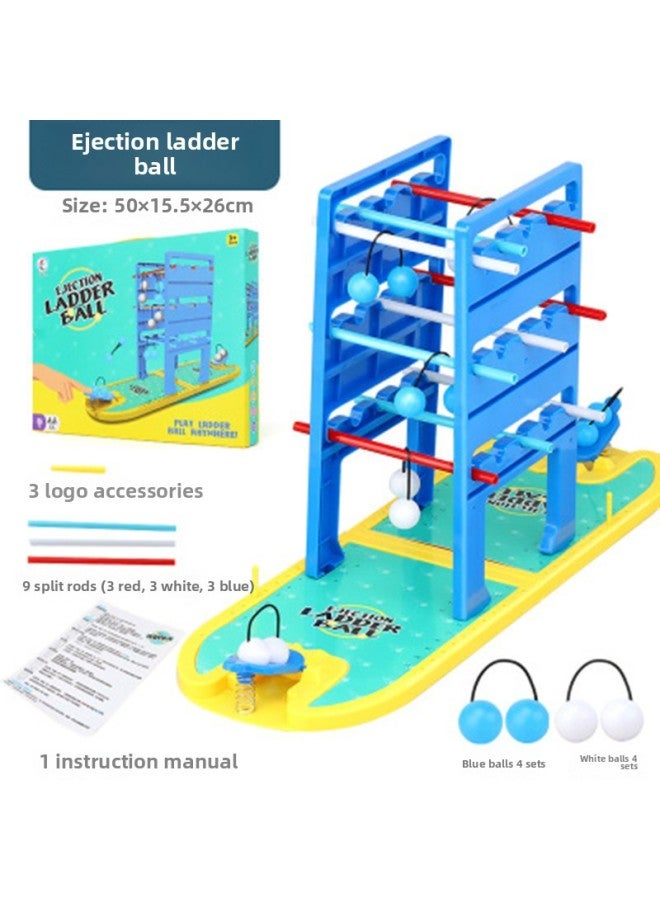 Children's Parent-child Educational Toys Catapult Ladder Ball Fun Interactive Thinking Hands-on Brain-moving Desktop Game-Color:Catapult Ladder Ball - Image 4