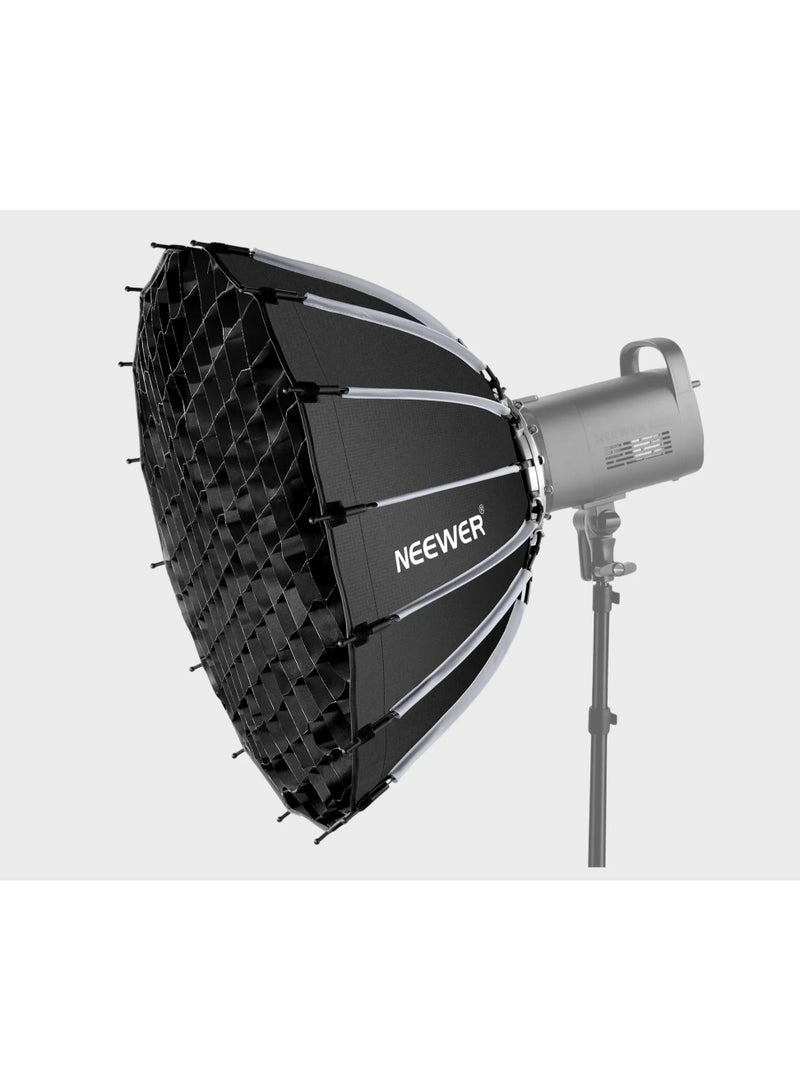 Neewer SF65Q Quick Release Deep parapolic + Grid - Size 65cm - Image 3