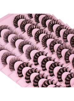 Focipeysa Lashes Fluffy D Curl False Eyelashes Wispy Russian Lashes Strip 4 Styles Mixed Eyelashes Look Like Extensions By Focipeysa  - Image 1